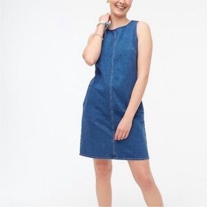 J Crew Factory Jean shift dress